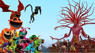 New Zoochosis Parasite Queen Family Vs All Smiling Critters Poppy Playtime Chapter 3 In Garry's Mod