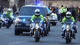 Prime Minster Keir Starmer Escorted By SEG To And From Prime Minister’s Questions 