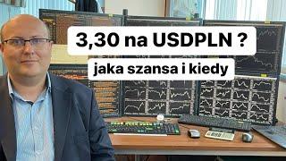 3,3000 na USDPLN, jaka jest szansa i kiedy będzie to możliwe?