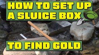 How To Use A Sluice Box To Find Gold