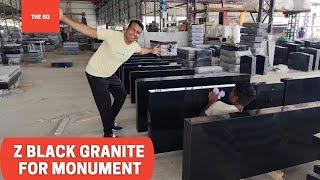 Z BLACK GRANITE FOR COUNTERTOP|| susheela granite