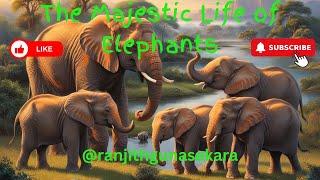 The Majestic Life of Elephants: Activities and Behaviors #wildlife  #Elephants​ #WorldFlora​ #baby