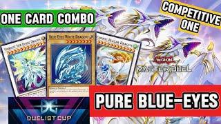 ONE CARD COMBO, Pure BLUE-EYES Deck Crushing Duelist Cup Meta [Master Duel]