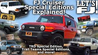 FJ Cruiser Special Editions Explained - TRDs, Trail Teams, and More!