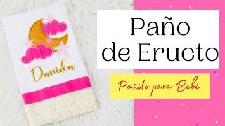 Como Decorar Pañal / PAÑO DE ERUCTO / PAÑITO PARA BEBE