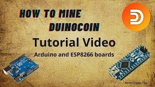 How to Mine Duinocoin  Arduino and more