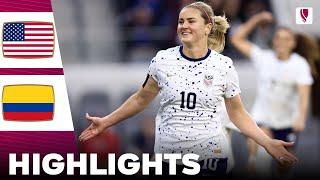 United States vs Colombia | Highlights | Concacaf W Gold Cup Women's Quarter Final 03-03-2024