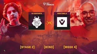 G2 Esports vs Sentinels - VCT Americas Stage 2 - W4D3 - Map 1