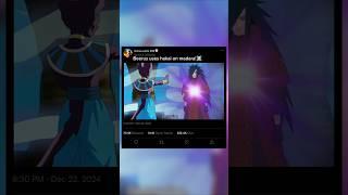 Beerus uses hakai on madara!️#shorts #dbs