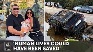 Valencia floods: The story of a man who lost his wife and baby