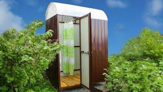 ЛЕТНИЙ ДУШ НА ДАЧЕ СВОИМИ РУКАМИ. How to build outdoor shower.