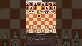 FastestCheckmate trap . For white . In 7 moves . #chess #chesstraps #chesstricks