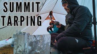 Freezing Winter Summit Tarping on Pendle Hill in the Mountainsmith Mountain Shelter LT