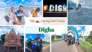 Digha Bike ️ Journey With 5 Friends | अचानक से रात को प्रोग्राम हुआ ओर निकल पाडे | समुद्र का माजा