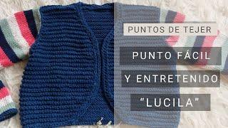 Cómo tejer punto Lucila, punto diferente  Consejos para Tejer Bien