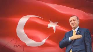 Dalgalanan Türk bayrağı ve Recep Tayyip Erdoğan (30 dakika)