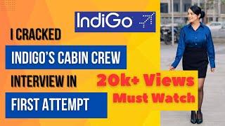 I Cracked Indigo’s Interview In First Attempt | Cabin Crew | Indigo ️ #cabincrewinterview