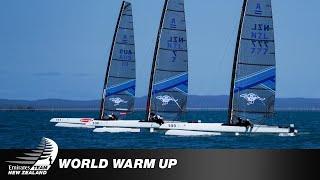 WARMING UP FOR THE A-CAT WORLDS