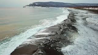 Frozen ocean in Primorye