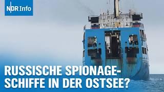 Geheimoperationen in der Ostsee? Russlands Spionage an Windparks und Pipelines | NDR Info