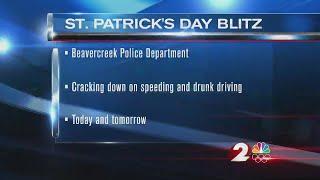 Beavercreek Police to hold St. Patrick's Day blitz on speeding, drunk driving