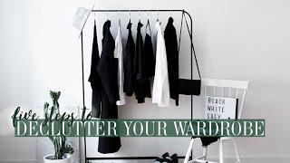 Five Steps to Declutter Your Wardrobe | Mademoiselle