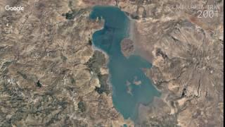 Google Timelapse: Lake Urmia, Iran