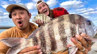 Florida’s MOST CHALLENGING Fish to Catch? | Sheepshead Fishing Methods