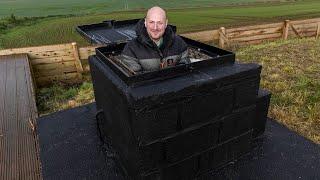 Dad turns 1950s nuclear bunker into a house | SWNS