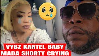 Vybz Kartel Baby Mada Shorty Caught Crying Over Kartel On Live And Say She Will Keep R Mouth Shvt