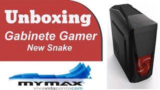 Unboxing Gabinete Atx Gamer New Snake Mymax Usb 3.0 Barato