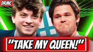 “Grudge Match!” | Hans Niemann SHOCKS Magnus Carlsen w/ SAVAGE Queen Sac! | Hans Vs Magnus SCC 2024!