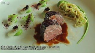 3-Michelin starred chef Sven Elverfeld creates a Venison with cabbage and spatzle recipe