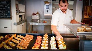 Solo Pastry Chef makes Modern French Pastry & Tarts Everyday｜A Day in the Life in a French Bakery