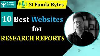 Top 10 Website Analysis for Stock Research | Sector research