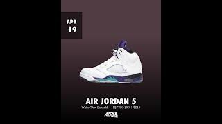 Air Jordan 5 Grape 2025 - April 19, 2025