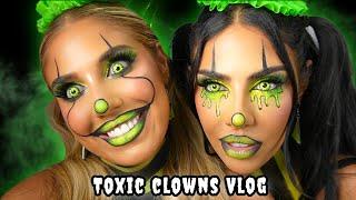 Mini VLOG! Toxic Clowns Make-Up, Studio Tour and Cooking!