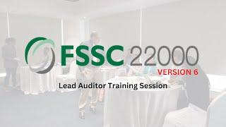 FSSC V-6 Lead Auditor Training at #indore