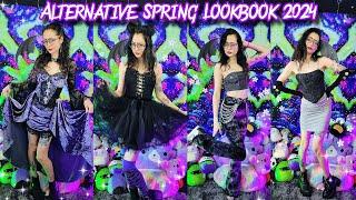 Alternative Spring 2024 Lookbook! | 4 Dark/Goth Style Outfits