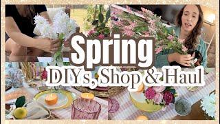 Michaels Spring Shop & Haul | Easter Table Idea | Pottery Barn Inspired DIY Decor!