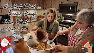 LunchLady Christmas Cookie dough, candy making!