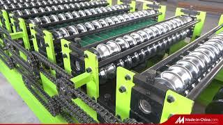 Double Layer Metal Roofing Sheets Machine Roof Tile Making Corrugated Roll Forming Machine for