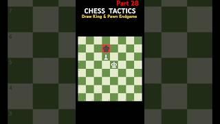 King Opposition: Draw King and Pawn Endgame | Chess Tactics Series #chess