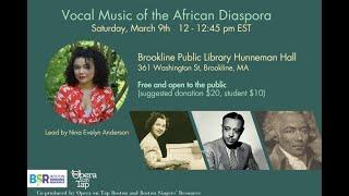 Vocal Music of the African Diaspora