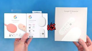 Chromecast HD/4K vs. Google TV Streamer: What's the difference?