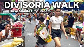 Walking Around Chaotic Divisoria Manila City Philippines in REAL 3D Audio [4K]