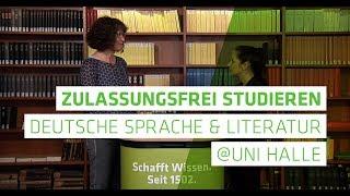 Studieren in Halle: Deutsche Sprache und Literatur | Uni Halle