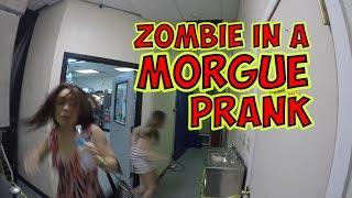 ZOMBIE IN A MORGUE PRANK | FIGHT OF THE LIVING DEAD