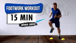 Footwork Cardio Workout | 15 Min | Improve Your Feet Quickness