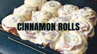 How to make Cinnamon Rolls with cream cheese frosting